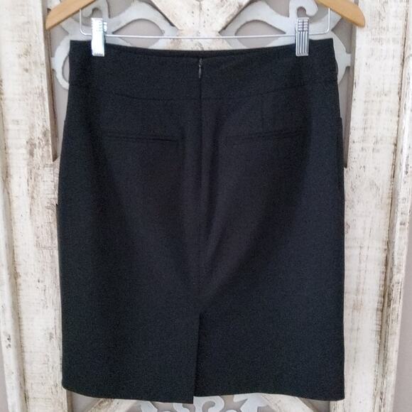 Worthington Women's Petite Straight Pencil Skirt with Pockets in Black - Picture 6 of 6